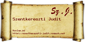 Szentkereszti Judit névjegykártya